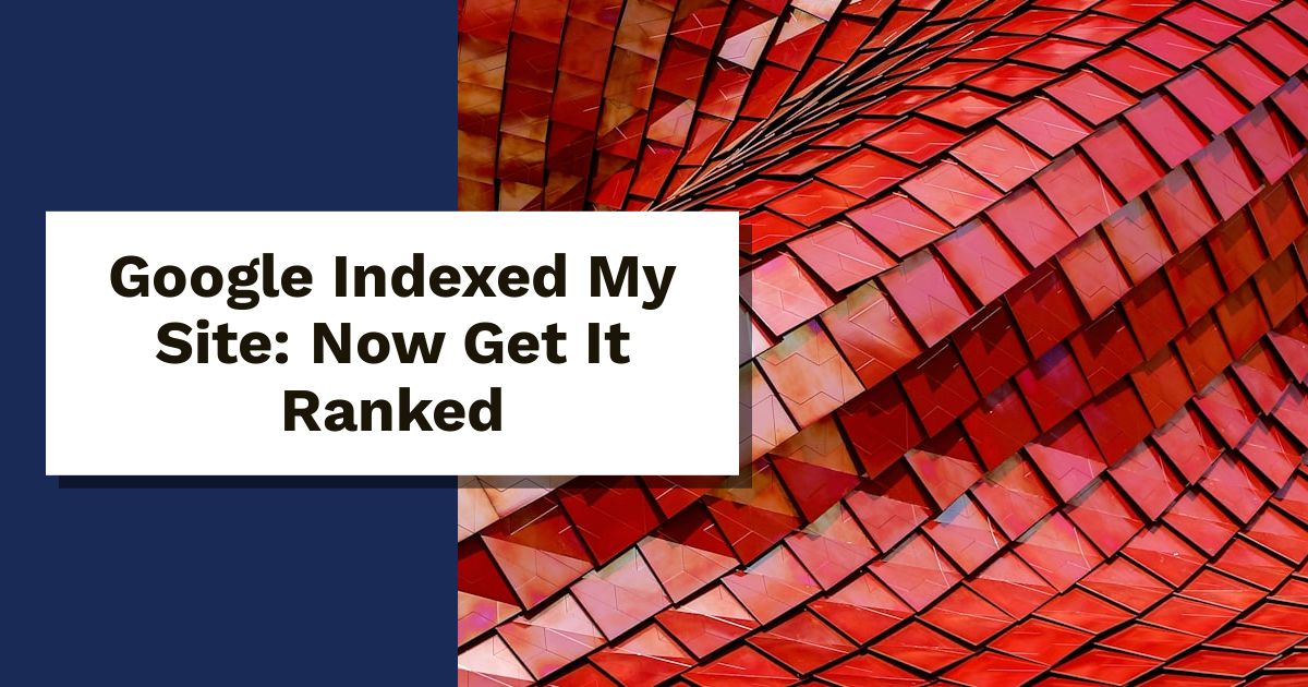 infographic about being google indexed